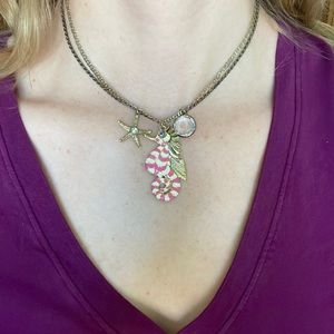 ⭐️HPx2⭐️ Betsey Johnson Seahorse and Ocean Delight Necklace